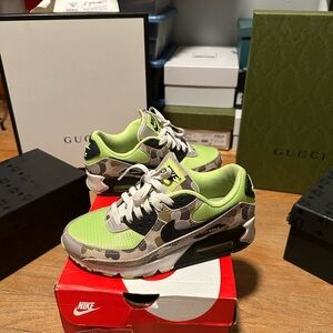 Nike Green Camouflage Sneakers
